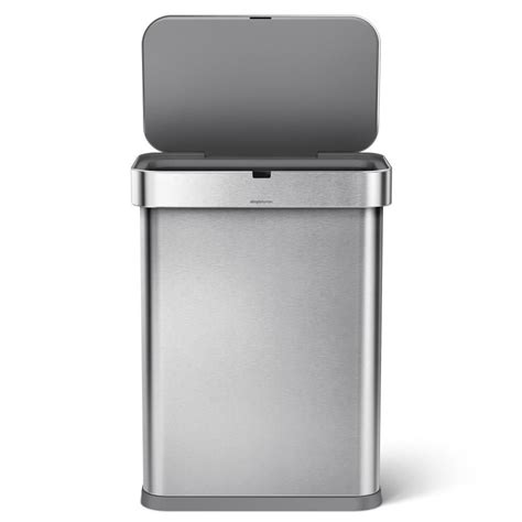 Simplehuman 153 Gallon Brushed Stainless Steel Touchless Trash Can