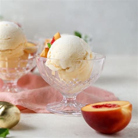 Fresh Peach Frozen Yogurt Farm Flavor Recipe