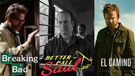 One Second Of Every Episode Of Better Call Saul Breaking Bad And El Camino Youtube