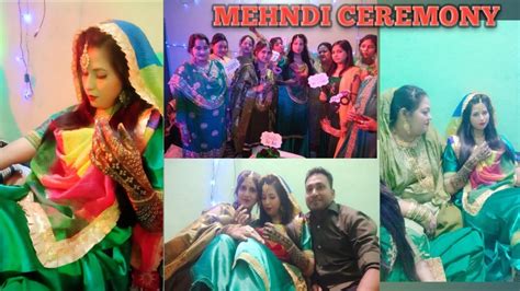 Maine Mehndi Ka Ranngg Tere Naam Kiya Mehndi Ceremony Indian Wedding Youtube