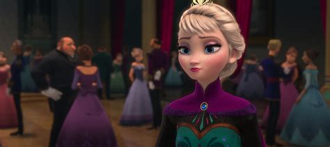 A Picture Of Elsa At Her Coronation Party From Rfrozen