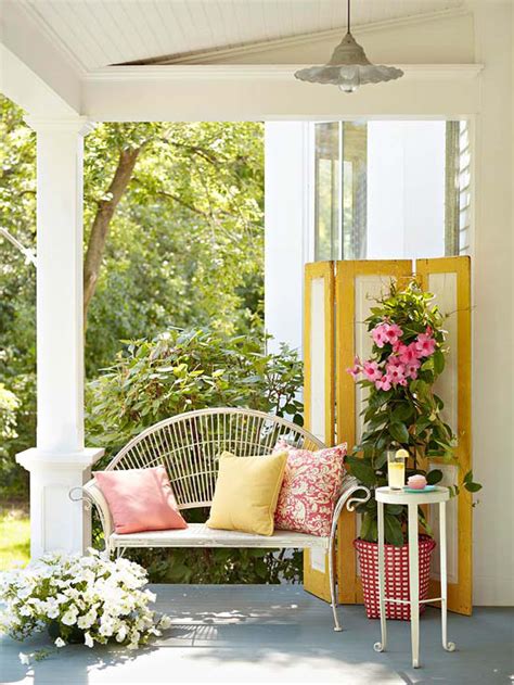 7 Colorful Outdoor Porches Retreat In Seven Colors