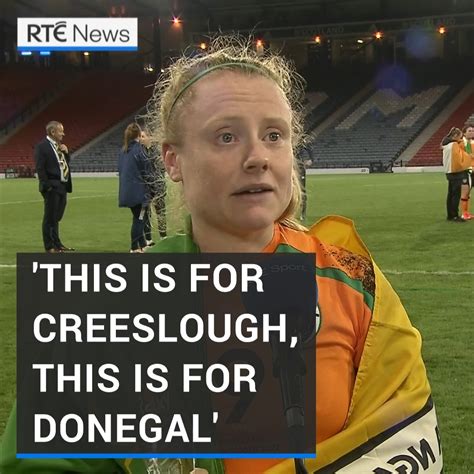 Barrett Dedicates Crucial Goal To Creeslough Donegal Woman Amber Barrett Dedicated Her Winning