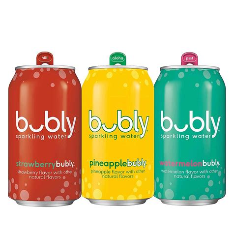 Bubly Sparkling Water Summer Variety Pack Strawberrypineapple