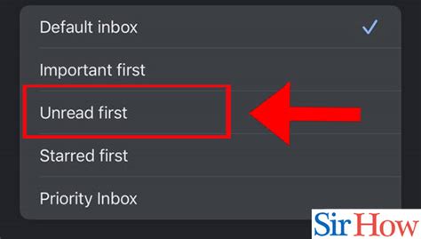 How To View Unread Emails First In Gmail App In Iphone 5 Steps With