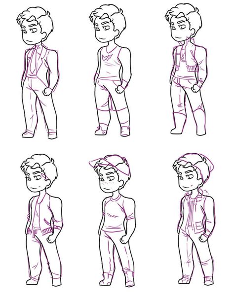 Male Chibi Outfits By Rachaelltroy On Deviantart