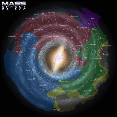 Mass Effect Galaxy Map 2 5 By Dwebart On Deviantart