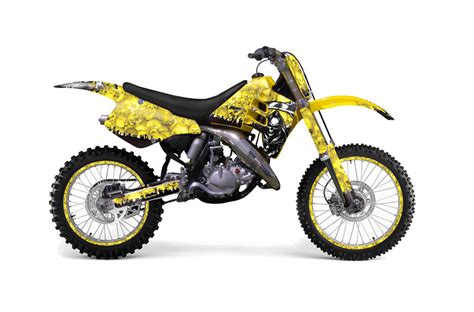 Whether you dropped in to list your used suzuki dirt bikes for sale or if you're digging around looking for a used suzuki rm 125, suzuki rm 250 or one of those fast suzuki rmz models to buy. Suzuki RM 125 Dirt Bike Graphics: Reaper - Yellow MX ...