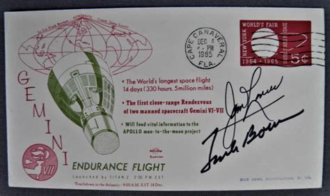 Gemini 7 Crew Signed Cover