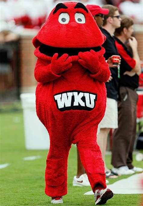 Big Red Of Western Kentucky University Kentucky Girl Mascot Western Kentucky University
