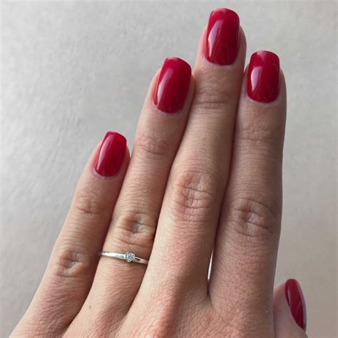 minimalist heart diamond ring bezel set simple ring 14k etsy