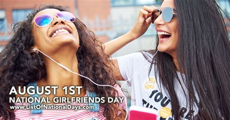 National Girlfriends Day List Of National Days