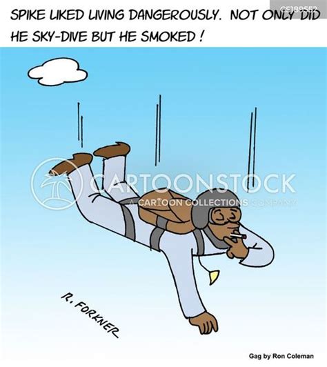 Sky Dive Cartoons And Comics Funny Pictures From Cartoonstock