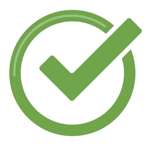 Green Tick Checkbox Illustration Isolated 10829962 Png