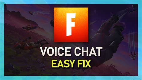 Fortnite How To Fix Voice Chat Not Working Windows 10 Youtube