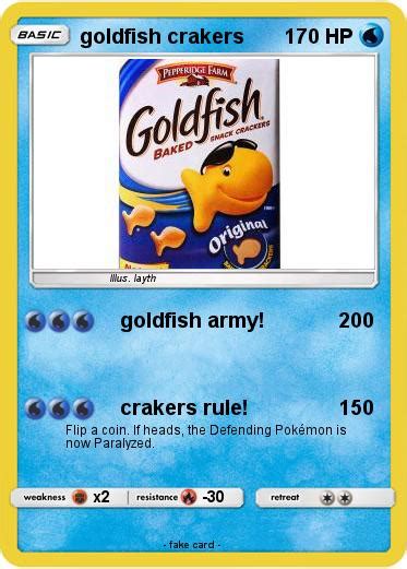Pokémon Goldfish Crakers Goldfish Army My Pokemon Card