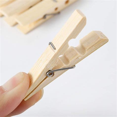 Wood Clothes Peg Cloth Hanging Clips 40 In 1 Set Buy Wood Clothes Peg