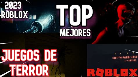 Top Mejores Juegos De Terror En Roblox 2023 Youtube