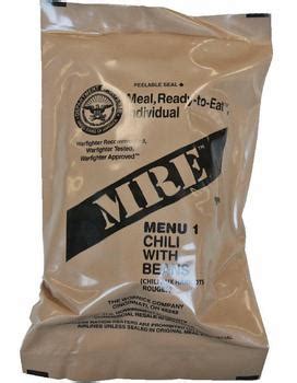 Army Mre Ready To Eat Meals Mre Meal Ready To Eat Genuine U S Rations Menu Mres Freeze Dried