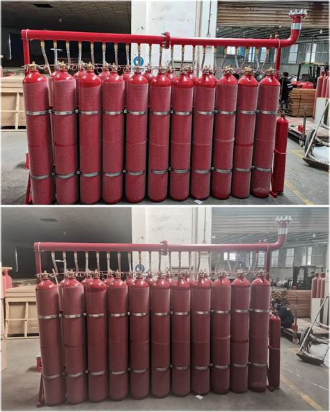 80Ltr Inergen IG541 Inert Gas Fire Suppression System For Anechoic Chamber