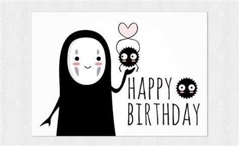 A Happy Birthday Card With An Image Of A Nun Holding Two Black Balls