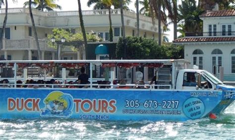Tour Agency Duck Tours South Beach Reviews And Photos 1661 James Ave Miami Beach Fl 33139 Usa