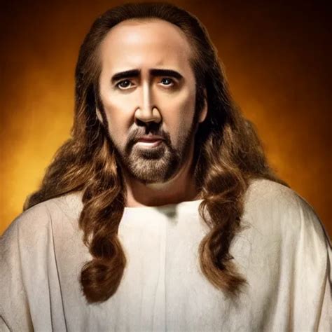 Krea Nicolas Cage As Jesus Christ For An Upcoming Movie Directed By
