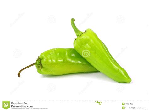The green fruit can also be used in salsas to bring in a nice level of heat, or are sometimes pickled with other ingredients. Two Small Green Hot Peppers Stock Photography - Image ...
