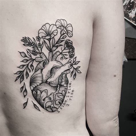 120 Realistic Anatomical Heart Tattoo Designs For Men