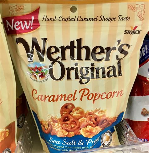 Werthers Original Caramel Popcorn Sea Salt Pretzels