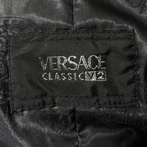 Used 90s Versace Classic V2 Pvc Coat Konbini