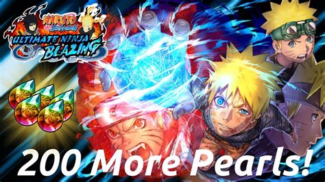 Naruto Blazing 200 More Pearls On The Naruto Banner Youtube