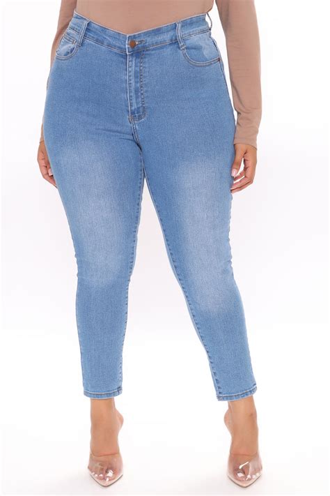 All The Booty Ripped Skinny Jeans Medium Blue Wash Jeans Fashion Nova