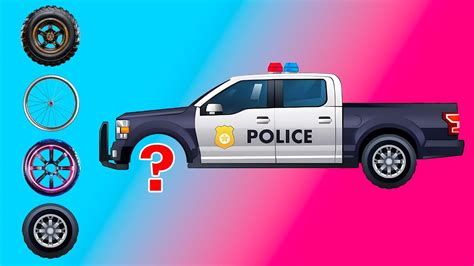 Correctly Guess The Police Car Wheel 🚓 Menebak Gambar Roda Mobil