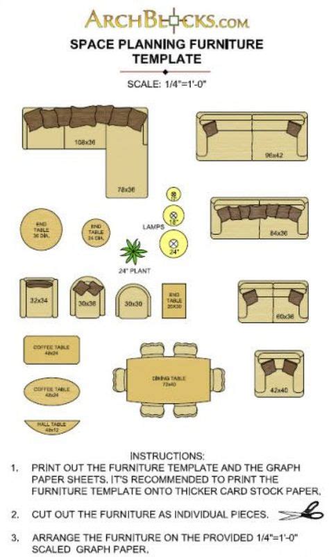 See only photos, vectors or all resources. printable furniture templates 1/4 inch scale | Free Graph ...