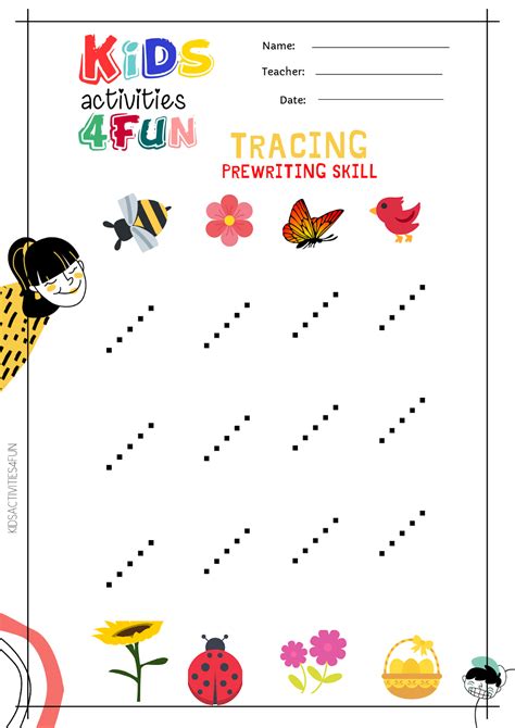 Slanting Lines Worksheet 24 Tracing Worksheets Preschool Line Writing
