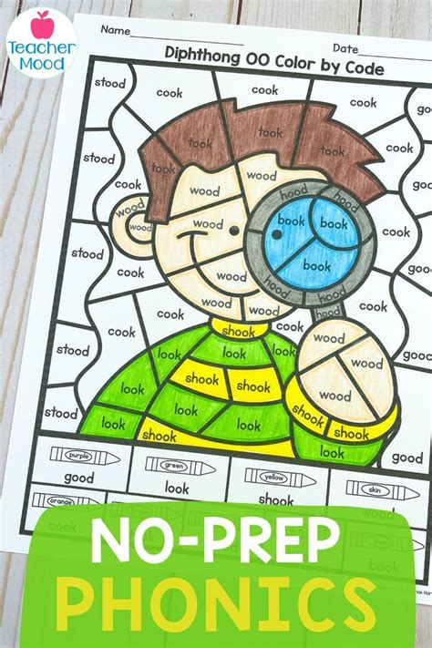 Word Work Coloring Pages Phonics Worksheets Decodables Phonics