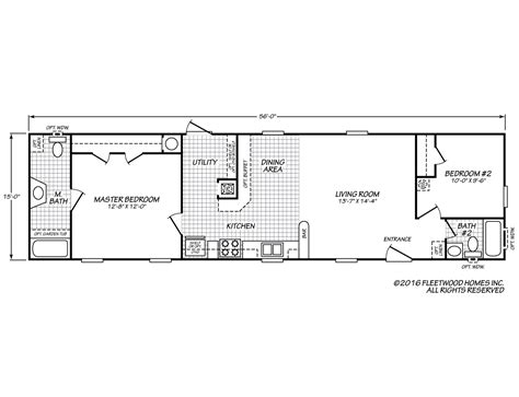 Fleetwood Floor Plans Manufactured Homes Floorplans Click