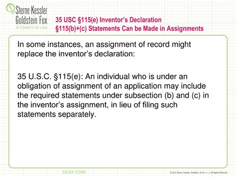 Ppt C Hanges To The Inventors Oathdeclaration Powerpoint
