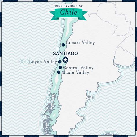 Overview Of Wine Regions Of Chile Map Chilean Wine Wine Wines