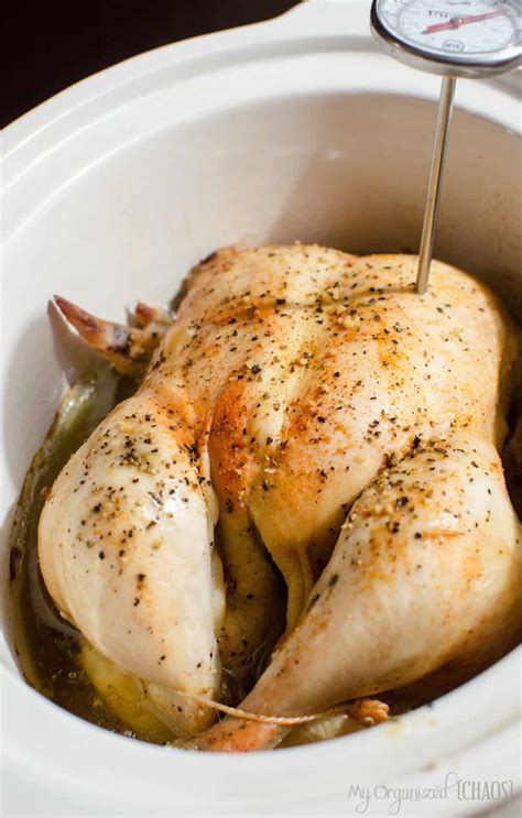 Learn how to cut a whole chicken into 8 pieces for cooking in this instructional video. How to Cook a Whole Chicken in the Slow Cooker