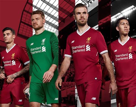 Liverpools New 2017 18 Home Kit With 125 Year Anniversary Badge