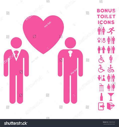 Gay Lovers Icon And Bonus Male And Female Royalty Free Stock Vector