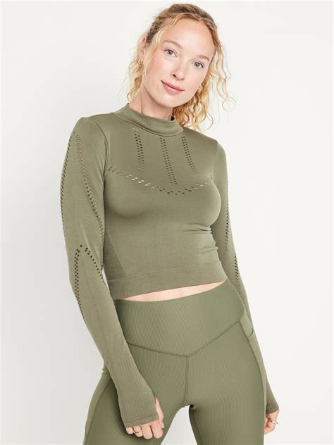Seamless Performance Crop Top | Old Navy