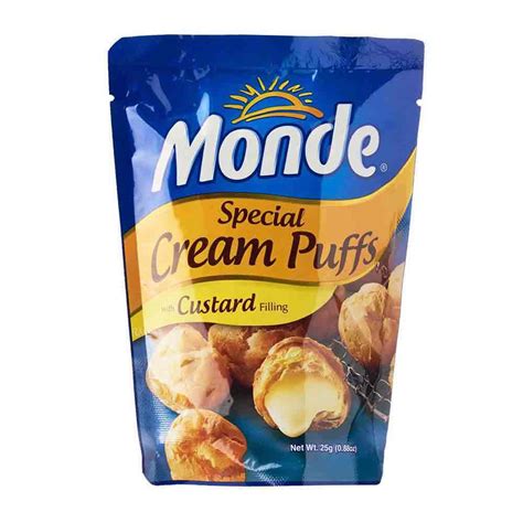 Monde Special Cream Puffs Custard G All Day Supermarket