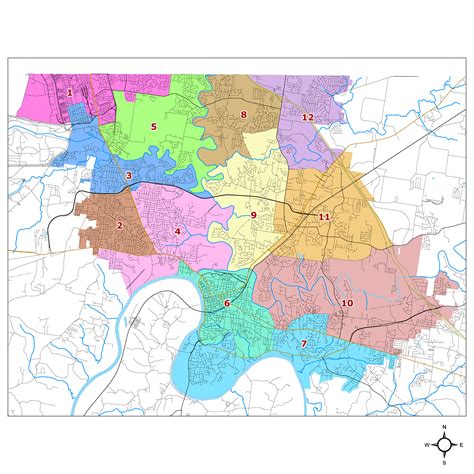 Proposed Redistricting Ward Maps Clarksville Tn