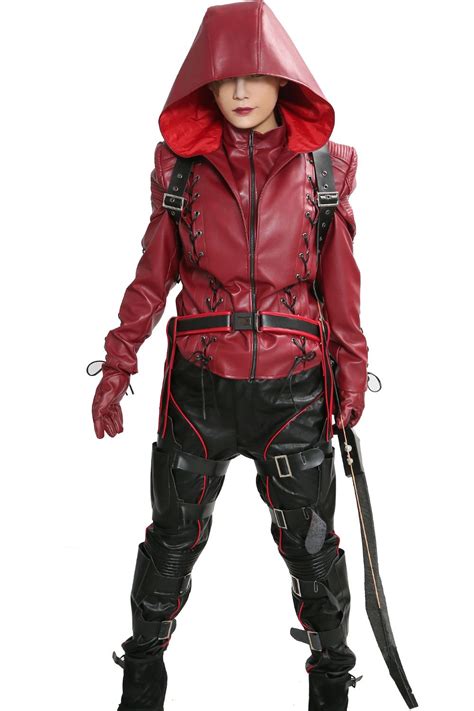 Xcoser Red Arrow Costume Roy Harper Outfit The Arrow Cosplay Superhero