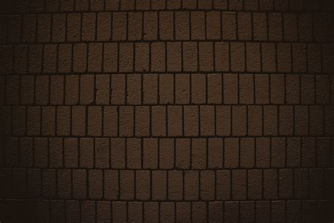 Chocolate Brown Brick Wall Texture With Vertical Bricks Picture Free