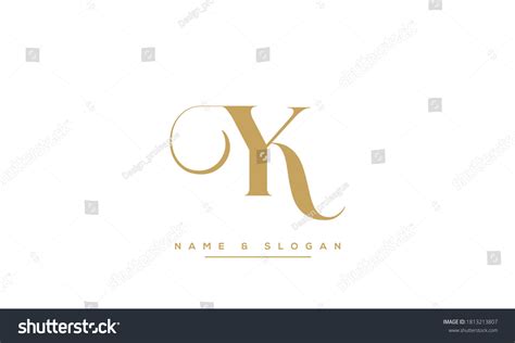 ky yk abstract letters logo monogram vetor stock livre de direitos 1813213807 shutterstock