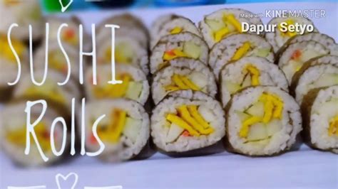 Campur terigu, kentang, gula, dan susu bubuk. Cara membuat sushi simpel dengan bahan seadanya | simple ...